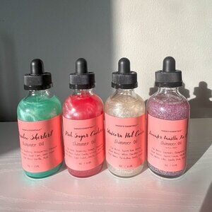 Limited Edition Moisturizing Body Shimmer Oils by Karafa Essentials